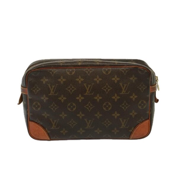 LOUIS VUITTON Monogram Compiegne 28 Clutch Bag - Picture 2 of 15